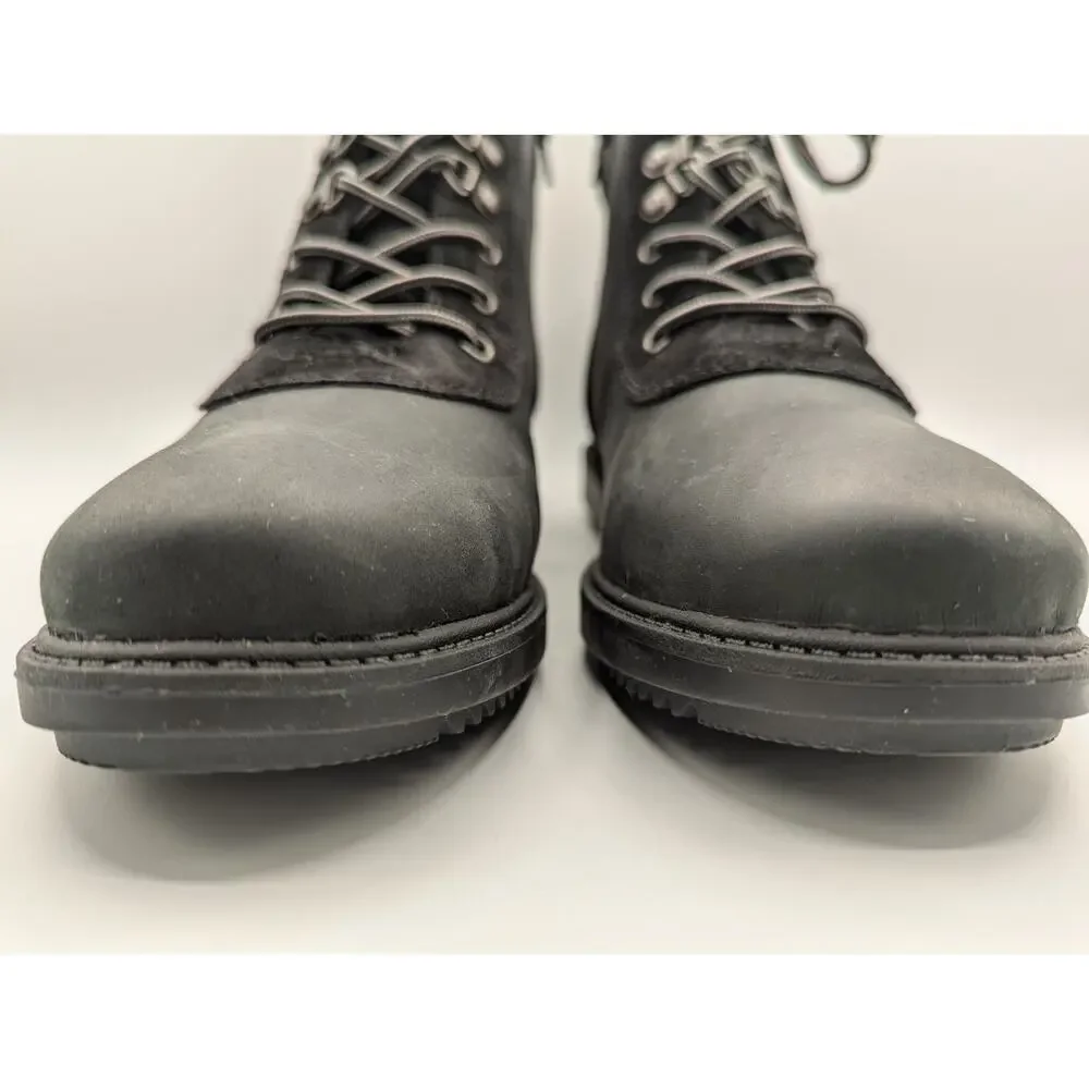 Clarks | Raisie Vita Boot Ankle Leather Zip Up & Tie | Sz 9.5 W - Picture 4 of 12